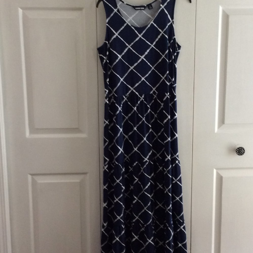 Sleeveless Summer Dress from Lands End Size L